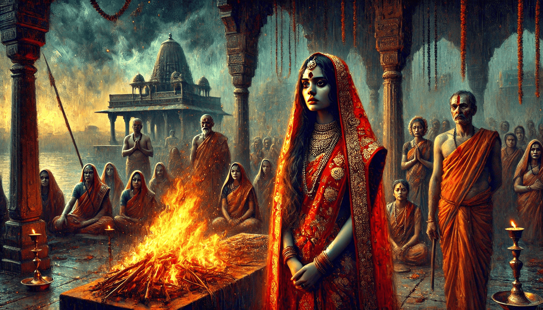 The practice of Sati in India